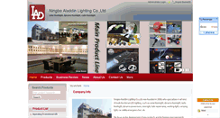 Desktop Screenshot of aladdinlighting.com